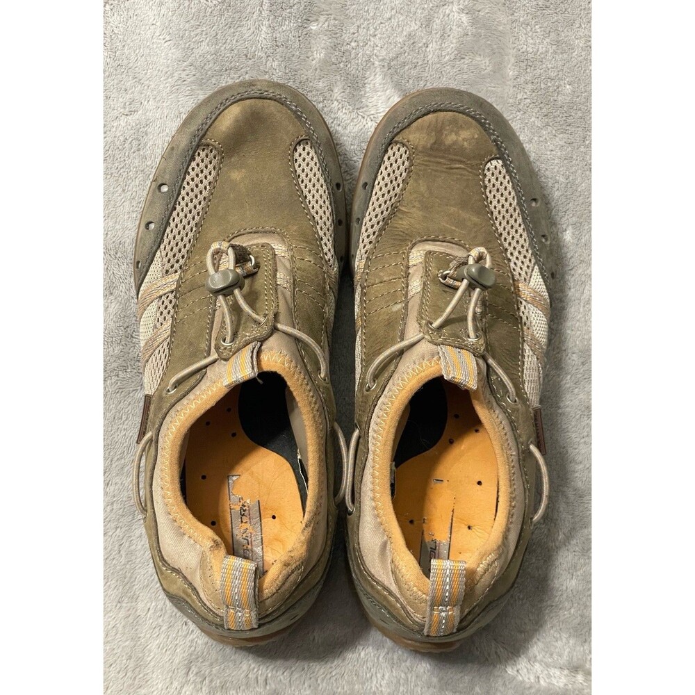 Mountrek Hiking Slip On Hiking Shoes Women’s Size 8M Brown Leather Upper Balance